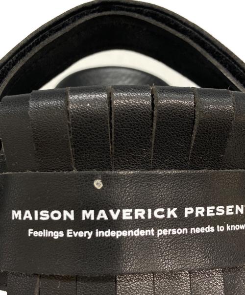 MAISON MAVERICK PRESENTS（メゾン マヴェリック プレゼンツ）MAISON MAVERICK PRESENTS (メゾン マヴェリック プレゼンツ) タッセルサンダル ブラック サイズ:Sの古着・服飾アイテム