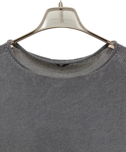 Noble（ノーブル）Noble (ノーブル) ペーパーヤーン裏天竺プルオーバー グレー サイズ:FREEの古着・服飾アイテム