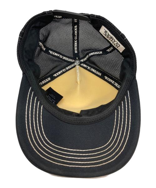 Hysteric Glamour（ヒステリックグラマー）Hysteric Glamour (ヒステリックグラマー) Speedster Mesh Cap ブラック サイズ:FREEの古着・服飾アイテム
