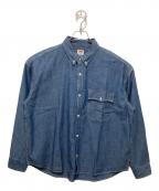 Spick and Span×LEVI'Sスピック＆スパン×リーバイス）の古着「別注SMU LS ZANDT CROPPED SHIRT」｜ブルー