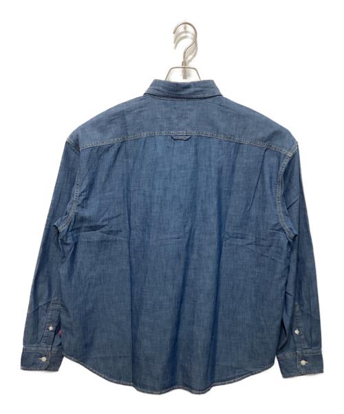 Spick and Span（スピック＆スパン）Spick and Span (スピック＆スパン) LEVI'S (リーバイス) 別注SMU LS ZANDT CROPPED SHIRT ブルー サイズ:Mの古着・服飾アイテム