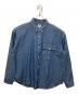 Spick and Span（スピック＆スパン）の古着「別注SMU LS ZANDT CROPPED SHIRT」｜ブルー