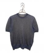 AURALEEオーラリー）の古着「KID MOHAIR SHEER KNIT TEE」｜グレー