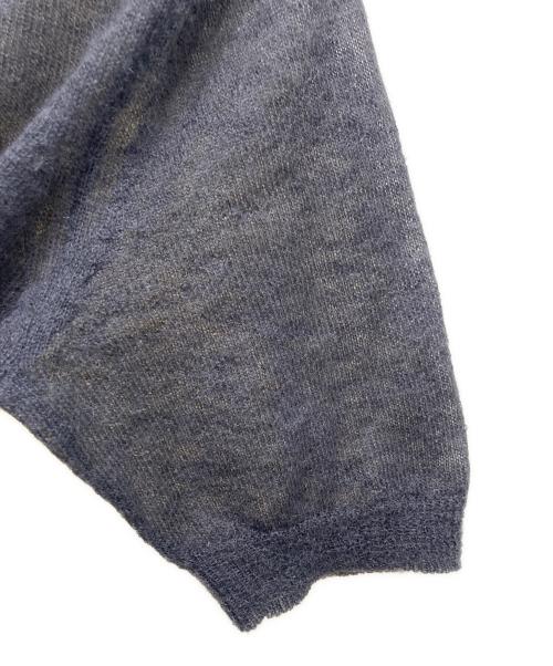 AURALEE（オーラリー）AURALEE (オーラリー) KID MOHAIR SHEER KNIT TEE グレーの古着・服飾アイテム