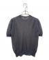 AURALEE (オーラリー) KID MOHAIR SHEER KNIT TEE グレー：7000円