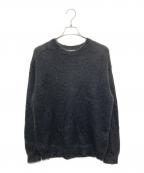 AURALEEオーラリー）の古着「ブラッシュドスーパーキッドモヘヤニット」｜ブラック
