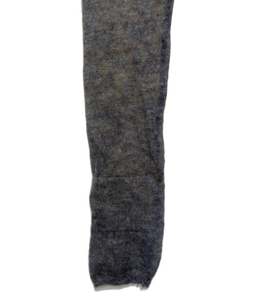 AURALEE（オーラリー）AURALEE (オーラリー) KID MOHAIR SHEER KNIT BOAT NECK P/O／キッド モヘヤ シアー ニット ボートネック プルオーバー グレー サイズ:２の古着・服飾アイテム