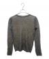 AURALEE（オーラリー）の古着「KID MOHAIR SHEER KNIT BOAT NECK P/O／キッド モヘヤ シアー ニット ボートネック プルオーバー」｜グレー