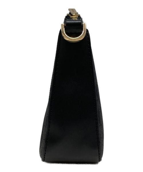 MICHAEL KORS（マイケルコース）MICHAEL KORS (マイケルコース) モノグラム 2way マルチポーチ スモール クロスボディバッグ ブラックの古着・服飾アイテム