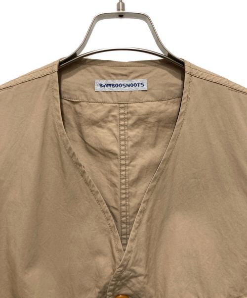 BAMBOO SHOOTS（バンブーシュート）BAMBOO SHOOTS (バンブーシュート) ハンティングベスト ベージュ サイズ:Sの古着・服飾アイテム