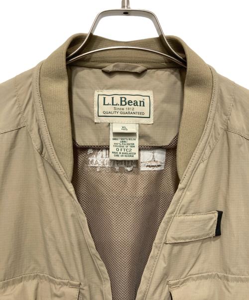 L.L.Bean（エルエルビーン）L.L.Bean (エルエルビーン) フィッシングベスト ベージュ サイズ:XLの古着・服飾アイテム