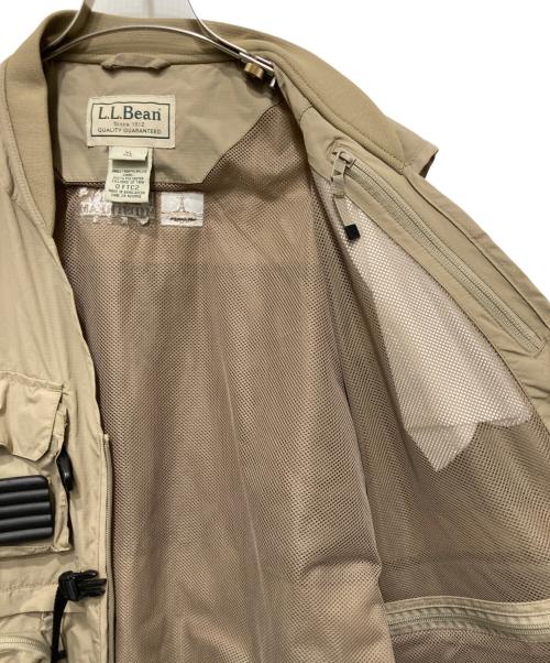 L.L.Bean（エルエルビーン）L.L.Bean (エルエルビーン) フィッシングベスト ベージュ サイズ:XLの古着・服飾アイテム