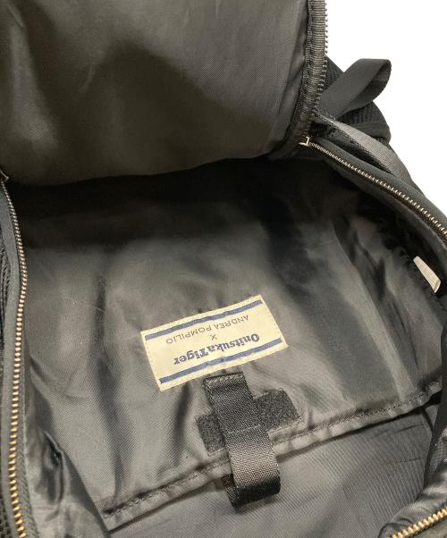 Onitsuka Tiger（オニツカタイガー）Onitsuka Tiger (オニツカタイガー) ANDREA POMPILIO (アンドレアポンピリオ) リュック ブラックの古着・服飾アイテム