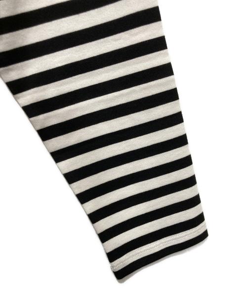 marimekko（マリメッコ）marimekko (マリメッコ) ボーダーカットソー ホワイト×ブラック サイズ:Sの古着・服飾アイテム