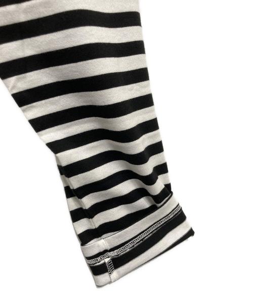marimekko（マリメッコ）marimekko (マリメッコ) ボーダーカットソー ホワイト×ブラック サイズ:Sの古着・服飾アイテム