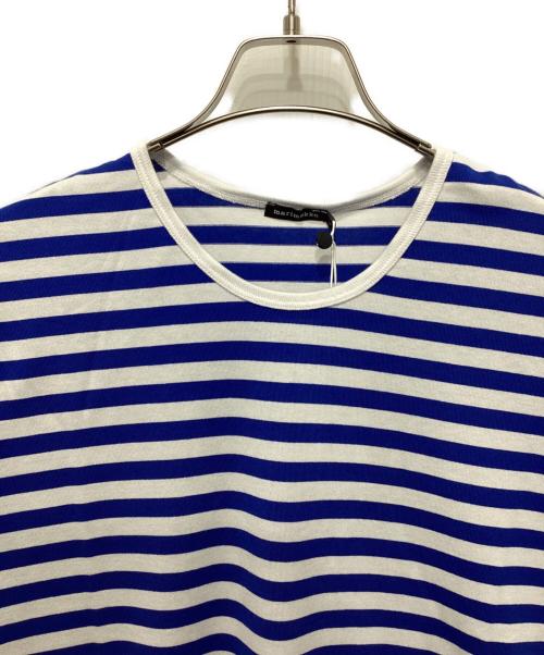 marimekko（マリメッコ）marimekko (マリメッコ) ボーダーカットソー ブルー サイズ:Sの古着・服飾アイテム