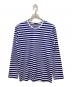marimekko（マリメッコ）の古着「ボーダーカットソー」｜ブルー