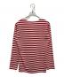 marimekko (マリメッコ) ボーダーカットソー レッド×ホワイト サイズ:S：5000円