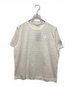 marimekkoマリメッコ）の古着「ボーダーTシャツ」｜ベージュ