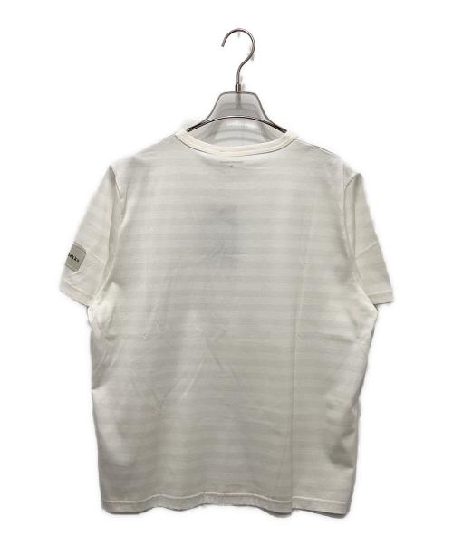 marimekko（マリメッコ）marimekko (マリメッコ) ボーダーTシャツ ベージュ サイズ:Mの古着・服飾アイテム