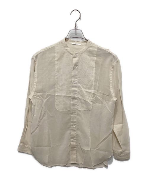 ORCIVAL（オーシバル）ORCIVAL (オーシバル) シアーコットン バンド カラー シャツ アイボリー サイズ:1の古着・服飾アイテム