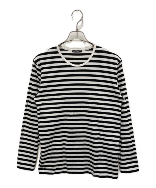 marimekko（マリメッコ）marimekko (マリメッコ) ボーダーカットソー ブラック サイズ:Sの古着・服飾アイテム