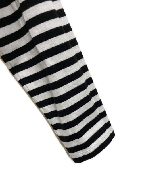 marimekko（マリメッコ）marimekko (マリメッコ) ボーダーカットソー ブラック サイズ:Sの古着・服飾アイテム