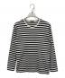 marimekko（マリメッコ）の古着「ボーダーカットソー」｜ブラック