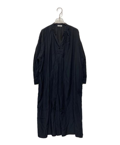 HAU（ハウ）HAU (ハウ) ブラウスワンピース ブラック サイズ:FREEの古着・服飾アイテム