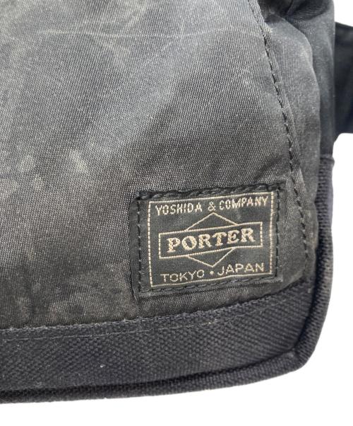 PORTER（ポーター）PORTER (ポーター) ダークフォレストウエストバッグ ブラックの古着・服飾アイテム