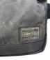 中古・古着 PORTER (ポーター) ダークフォレストウエストバッグ ブラック：10000円
