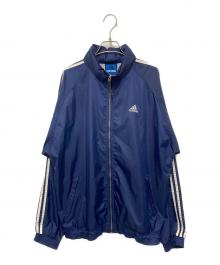 adidas（アディダス）の古着「オールドジップアップジャケット」｜ネイビー