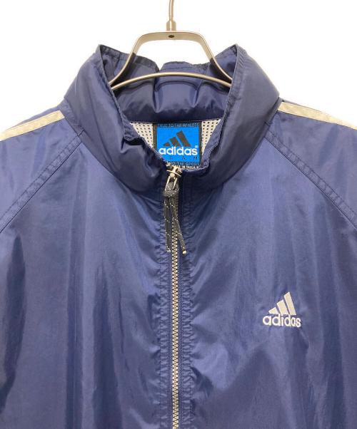 adidas（アディダス）adidas (アディダス) オールドジップアップジャケット ネイビー サイズ:Ⅿの古着・服飾アイテム