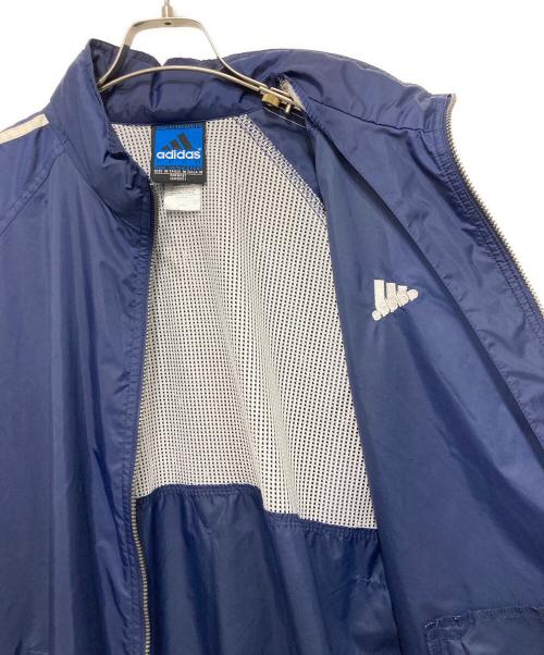adidas（アディダス）adidas (アディダス) オールドジップアップジャケット ネイビー サイズ:Ⅿの古着・服飾アイテム
