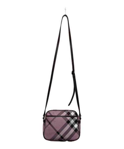BURBERRY BLUE LABEL（バーバリー ブルー レーベル）BURBERRY BLUE LABEL (バーバリー ブルー レーベル) チェック柄ショルダーバッグ ピンクの古着・服飾アイテム