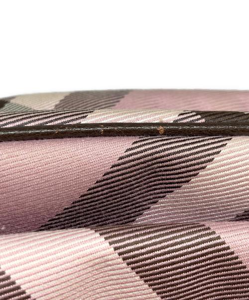 BURBERRY BLUE LABEL（バーバリー ブルー レーベル）BURBERRY BLUE LABEL (バーバリー ブルー レーベル) チェック柄ショルダーバッグ ピンクの古着・服飾アイテム
