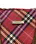 中古・古着 BURBERRY BLUE LABEL (バーバリー ブルー レーベル) チェック柄ミニトートバッグ レッド：10000円