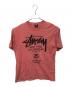 stussy（ステューシー）の古着「プリントTシャツ」｜ピンク