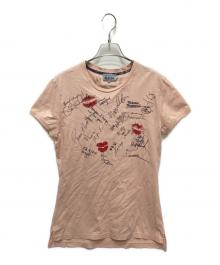 Vivienne Westwood man（ヴィヴィアン ウェストウッド マン）の古着「プリントTシャツ」｜ピンク
