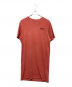 stussyステューシー）の古着「カットソーワンピース」｜ピンク