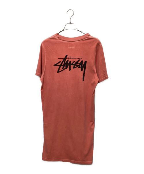 stussy（ステューシー）stussy (ステューシー) カットソーワンピース ピンク サイズ:Lの古着・服飾アイテム