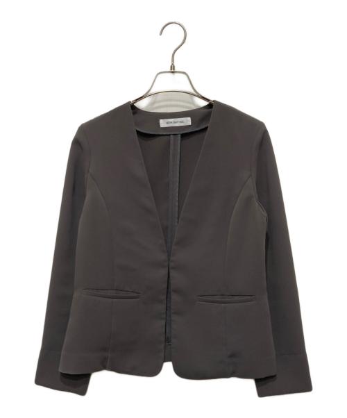 NATURAL BEAUTY BASIC（ナチュラルビューティーベーシック）NATURAL BEAUTY BASIC (ナチュラルビューティーベーシック) ドビーツイル SETUPスーツ グレー サイズ:Sの古着・服飾アイテム