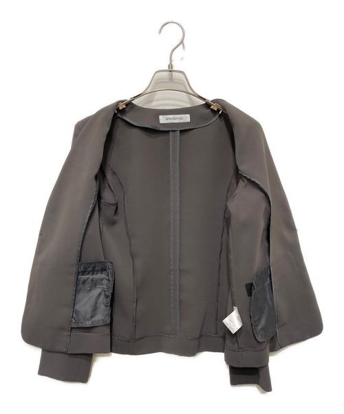 NATURAL BEAUTY BASIC（ナチュラルビューティーベーシック）NATURAL BEAUTY BASIC (ナチュラルビューティーベーシック) ドビーツイル SETUPスーツ グレー サイズ:Sの古着・服飾アイテム