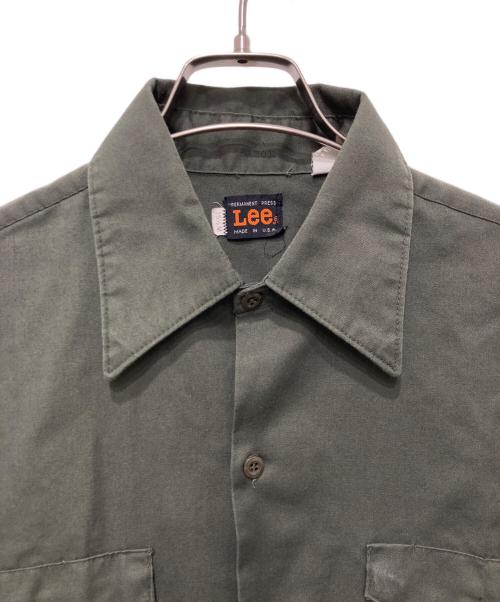 LEE（リー）LEE (リー) 70sワークシャツ グリーン サイズ:SIZE 15 1/2の古着・服飾アイテム
