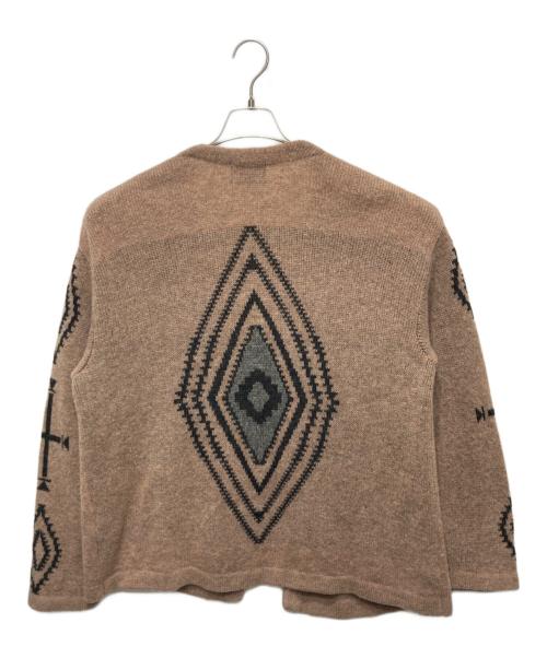 PENDLETON（ペンドルトン）PENDLETON (ペンドルトン) JOURNAL STANDARD (ジャーナルスタンダード) 別注ネイティブ柄カーディガン ベージュ サイズ:Sの古着・服飾アイテム