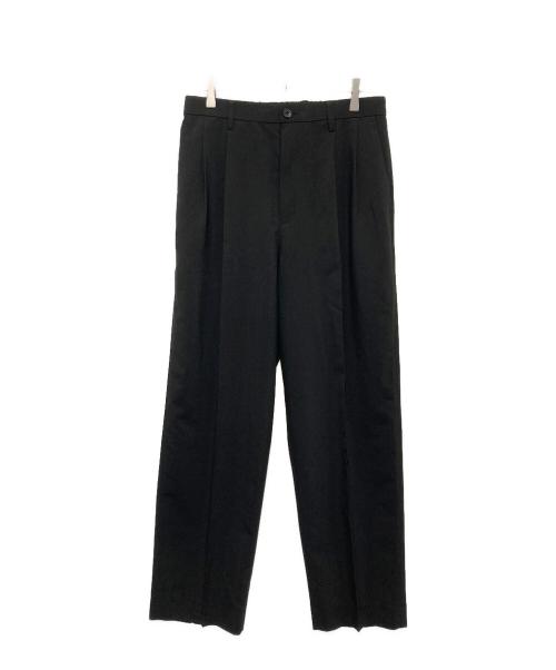 Adam et Rope（アダム エ ロペ）Adam et Rope (アダム エ ロペ) ワイド イージー テーパード パンツ ブラック サイズ:Ⅼの古着・服飾アイテム