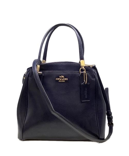 COACH（コーチ）COACH (コーチ) ミネッタ2WAYバッグ ネイビーの古着・服飾アイテム