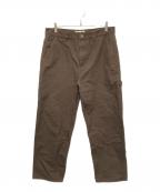 stussyステューシー）の古着「CARPENTER PANT CANVAS」｜ブラウン
