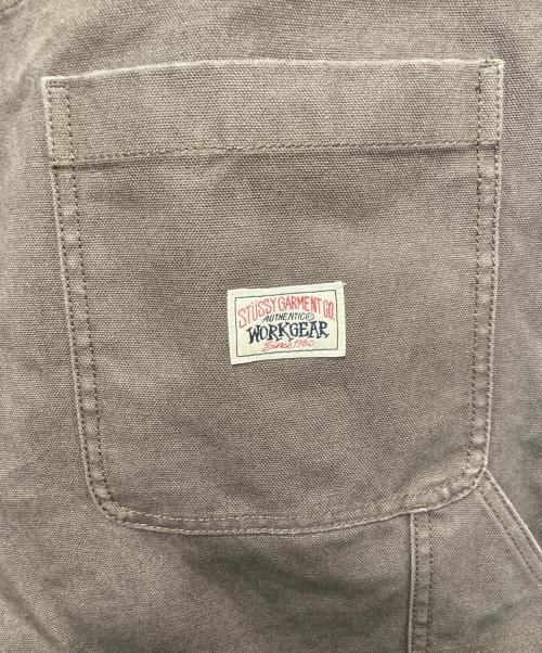 stussy（ステューシー）stussy (ステューシー) CARPENTER PANT CANVAS ブラウン サイズ:34の古着・服飾アイテム