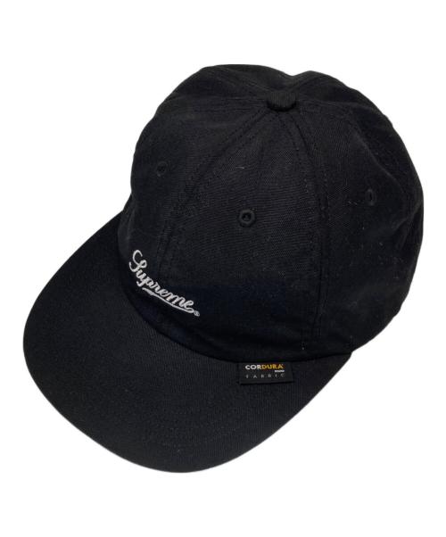 SUPREME（シュプリーム）SUPREME (シュプリーム) スクリプトロゴ 6パネル ブラックの古着・服飾アイテム